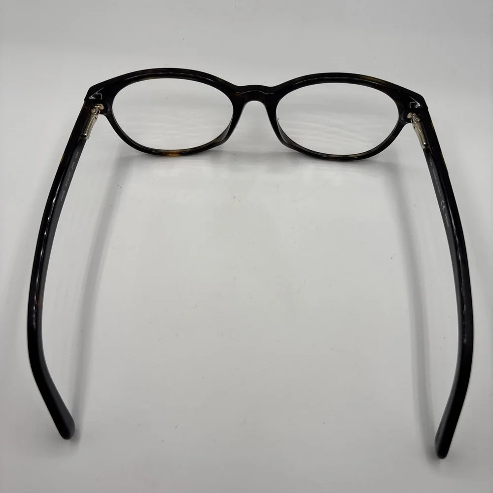 Fendi F979 214 Women's Cat Eye Havana Brown Gold Eyeglasses Frame 51-17-135 #288